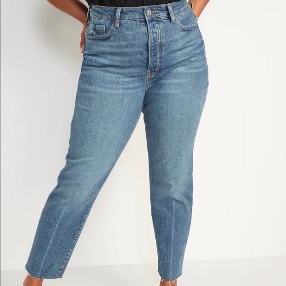 Old Navy OG Straight High Rise Jeans - Picture 1 of 4
